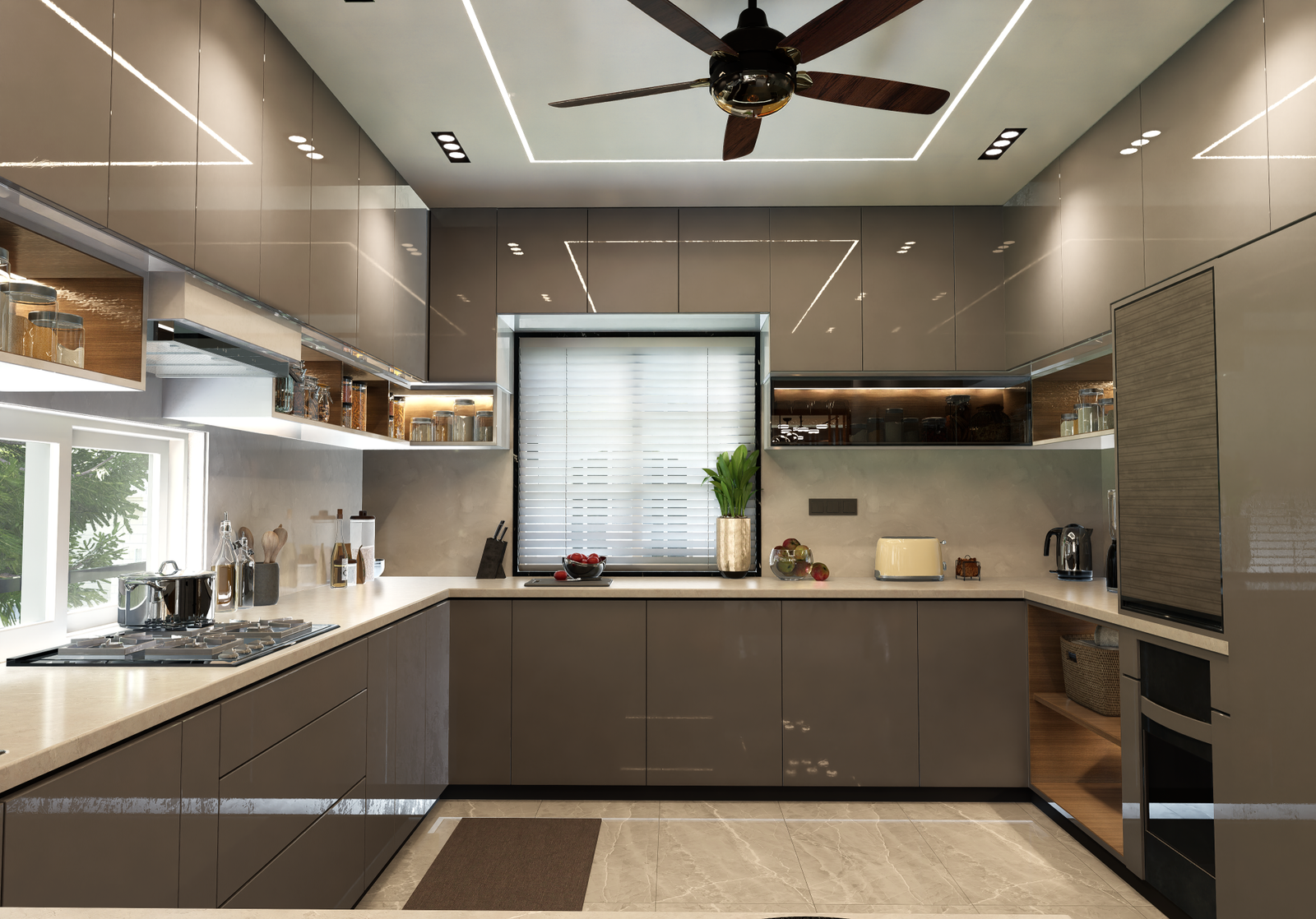 Premium Linear Modular Kitchen